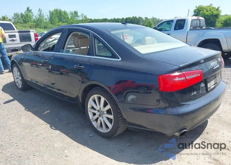 2014 Audi A6 3.0T Premium Plus from USA, damaged, VIN WAUFGAFC1EN068005